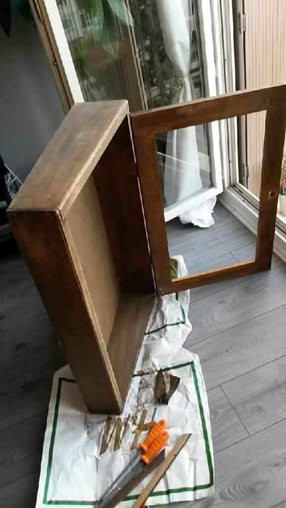 Vitrine pour plan de table - 1