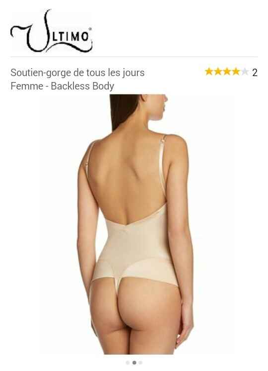 Soutien gorge révolutionnaire dos nu - 1