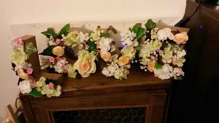 Diy love en lettres fleuris - 1