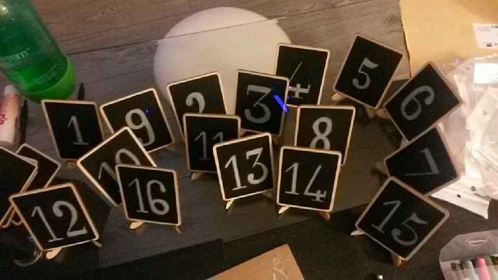 Numero de table - 1