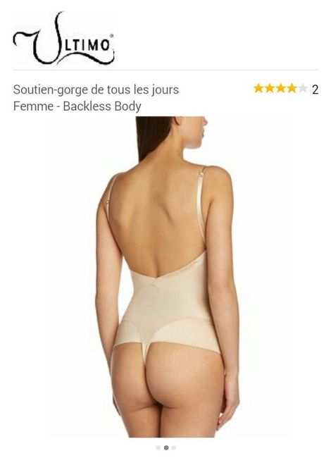 Soutien gorge révolutionnaire dos nu - 1