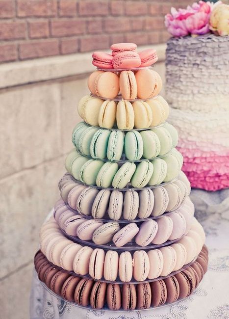 Pièce montée macarons