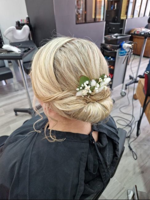 Aide chignon avec cheveux et peu de masse (post accouchement) 3