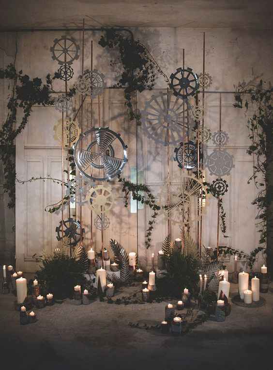 Fond de photobooth Steampunk