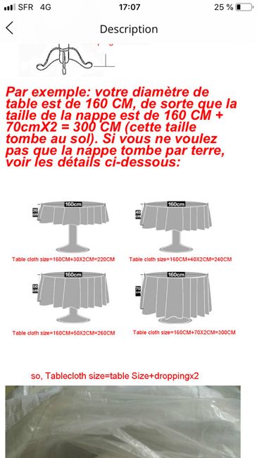 Taille nappe pour table ronde 1