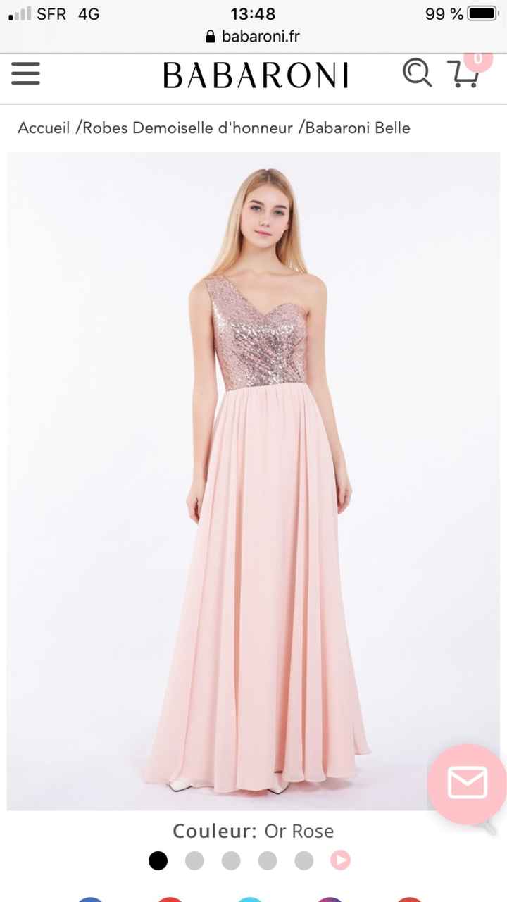 Recherche d une robe de soirée thème rose poudrée désespérément - 2