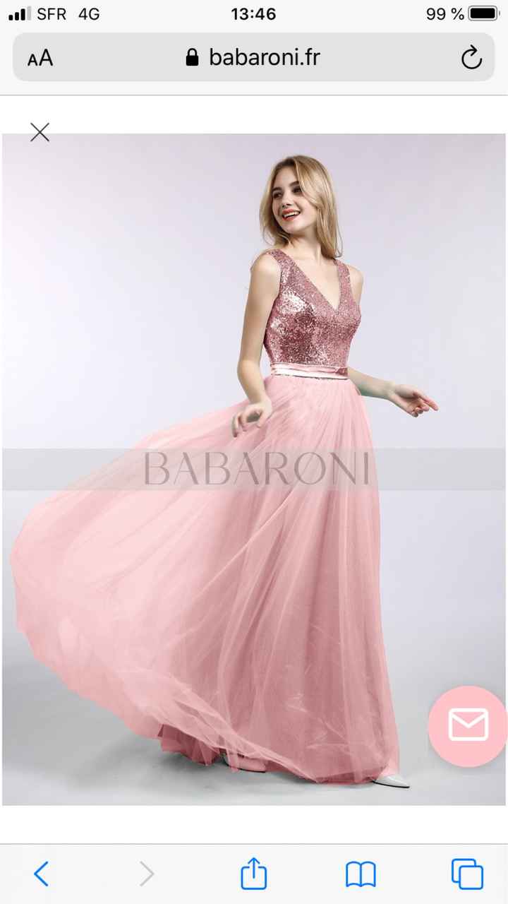 Recherche d une robe de soirée thème rose poudrée désespérément - 3