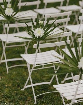 Ambiance tropicale : déco chaises