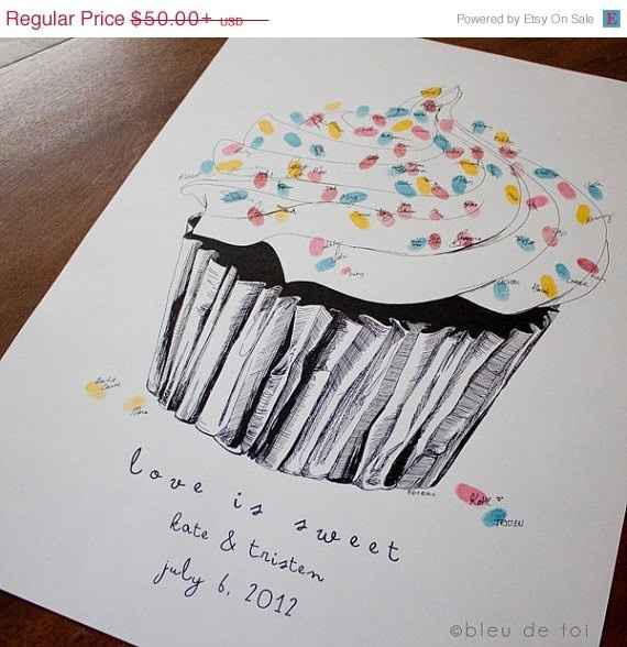Cupcake à empreinte