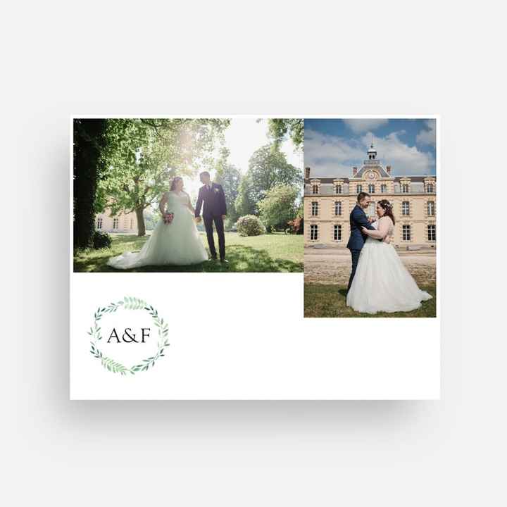 Carte remerciements - 1