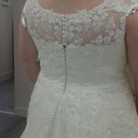 L'essayage pour notre mariage religieux fait - 1