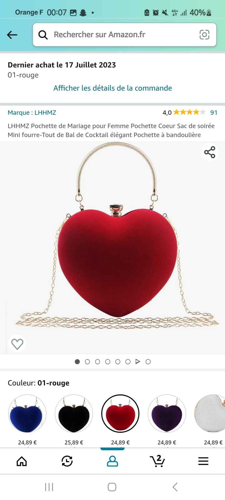 Quel type de bouquet avez vous choisi ? - 1