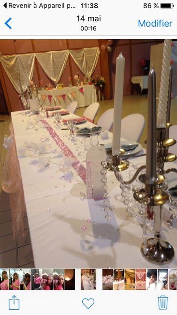 Voilà ma deco de mariage sur le thème strass - 1