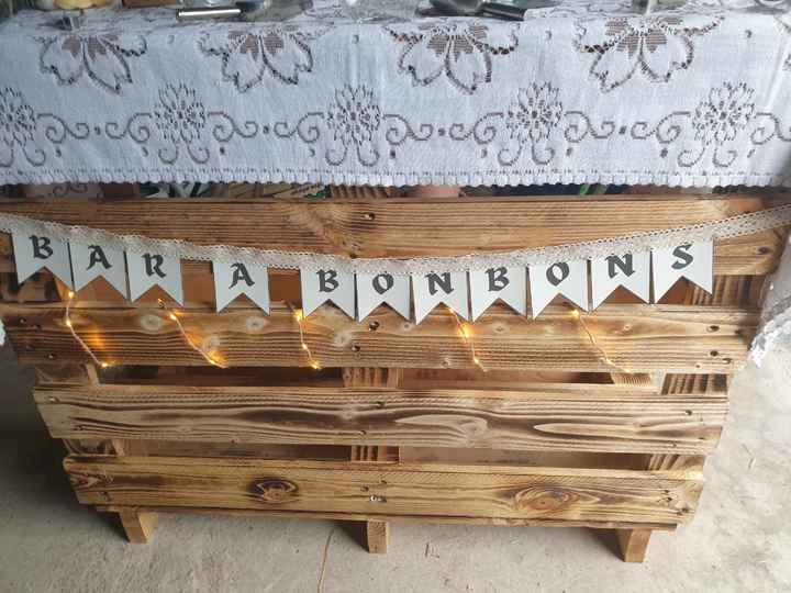 Bar à bonbons - Mariage thème Vintage - 1
