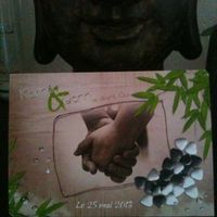 faire part theme bambou zen