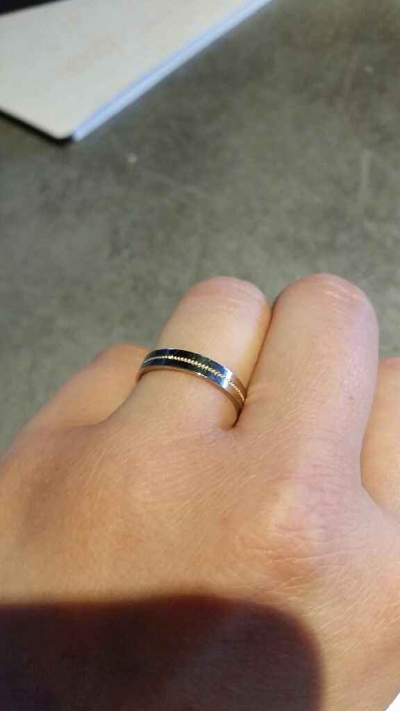  Alliance et bague de fiançaille - 1