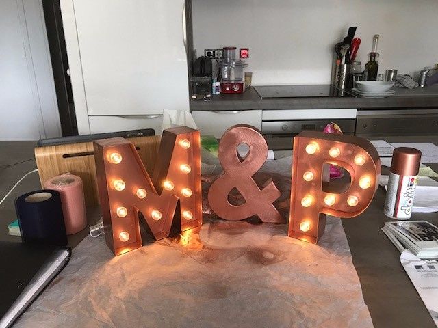 decoration table honneur 