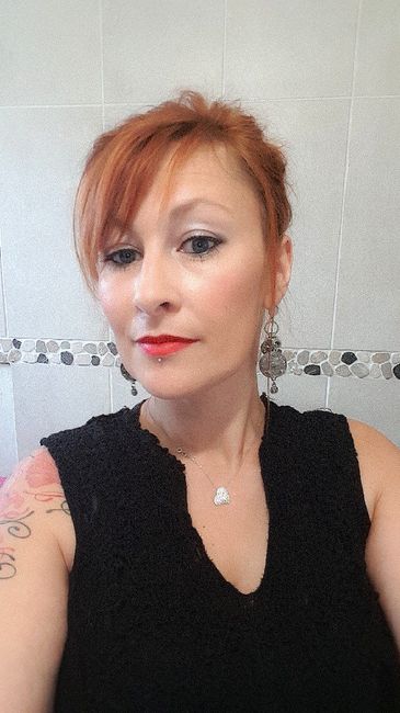 Essai chignon maquillage - 2