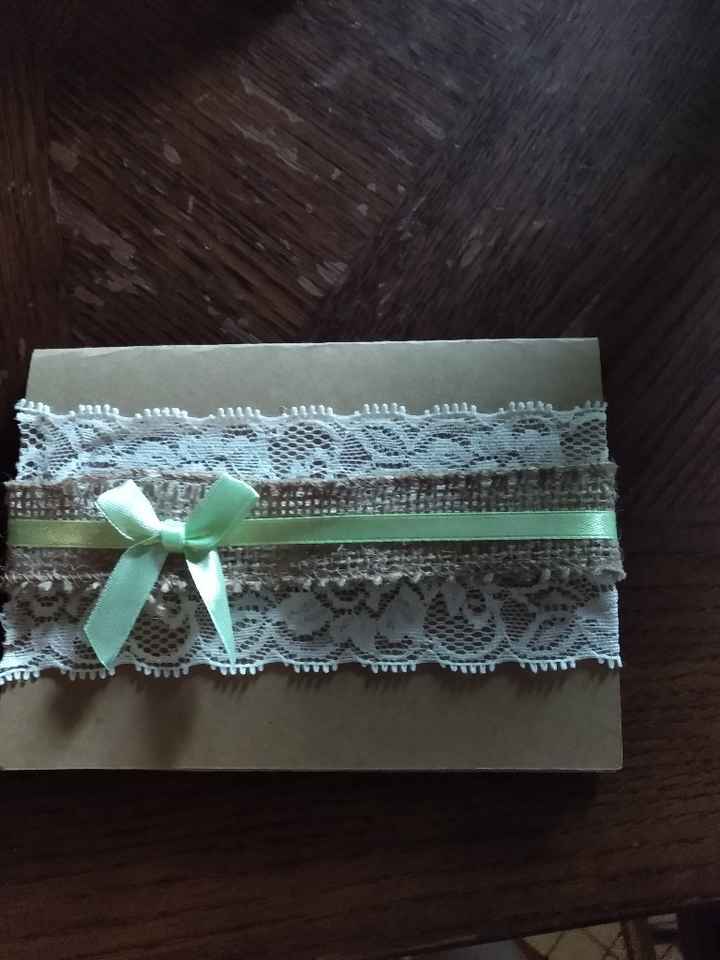 Faire-part fini fait maison - 1