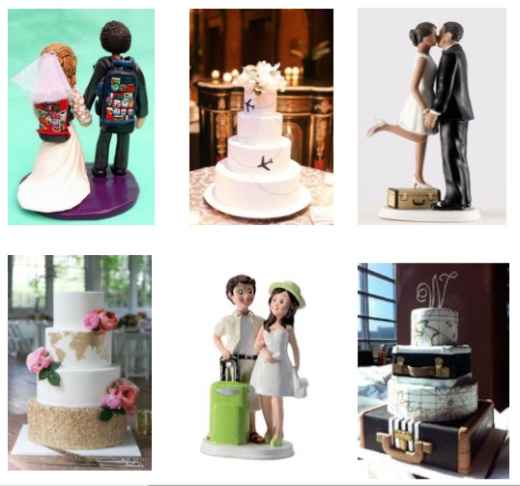 - Le gateau et ses figurines -