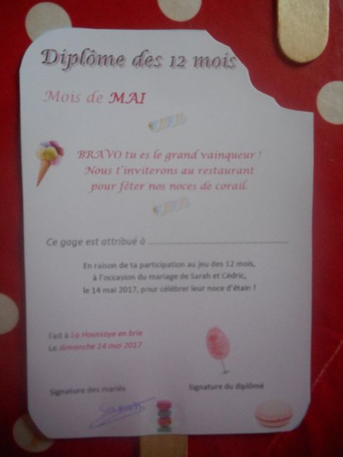 Glace au GAGNANT "mai"