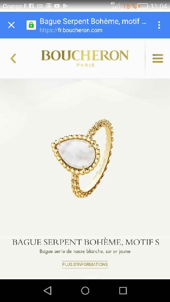 Et vous à quoi ressemble votre bague de fiançailles ? - 1