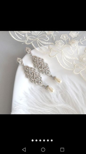  Boucles d’oreilles avec perle ✨✨ - 2