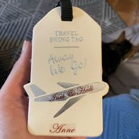 Aide cadeau invité : étiquette bagage - 1