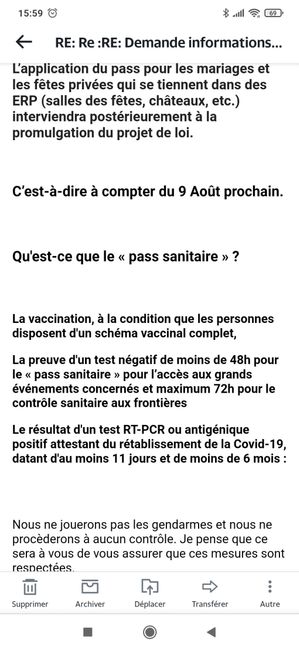 Pass sanitaire - 1