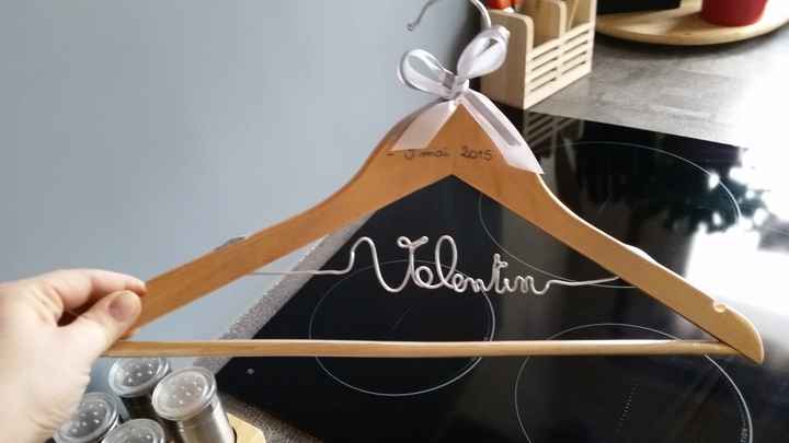 Tutoriel cintres personnalisés pour cadeau témoins - 1