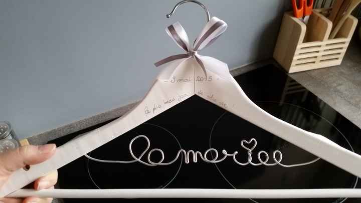 Tutoriel cintres personnalisés pour cadeau témoins - 2