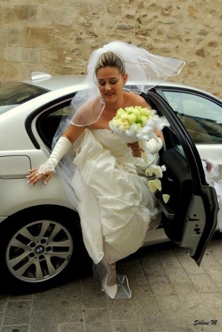 arrivee a l'eglise