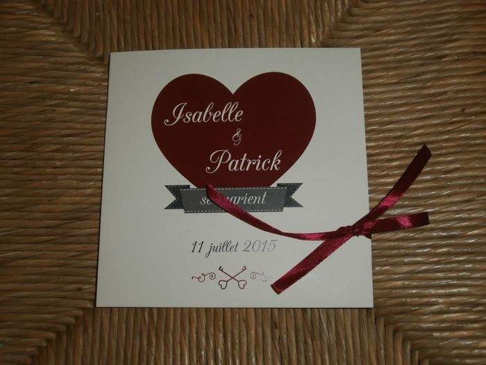 notre faire part