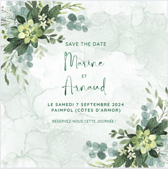 Save the date : améliorations 1