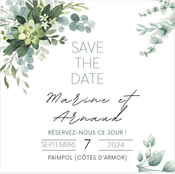 Save the date : améliorations - 2