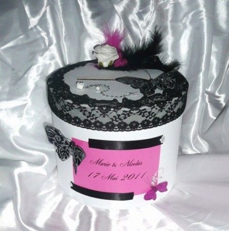 idée urne de mariage