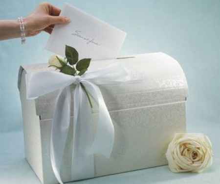 idée urne de mariage