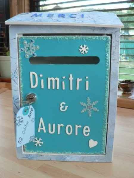 idée urne de mariage