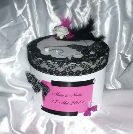 idée urne de mariage