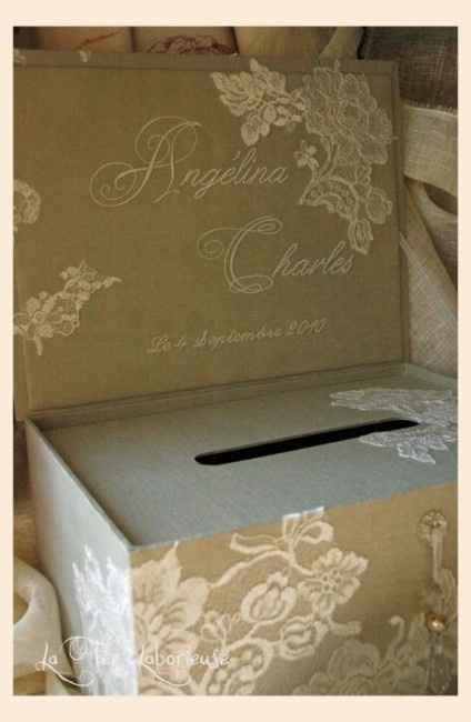 idée urne de mariage