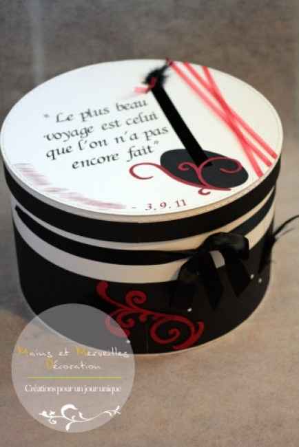 idée urne de mariage