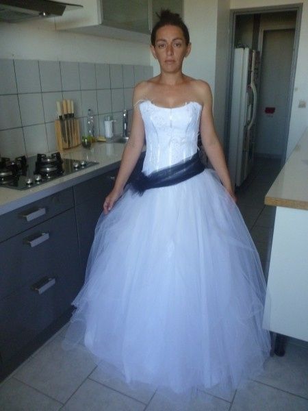 le devant de ma robe