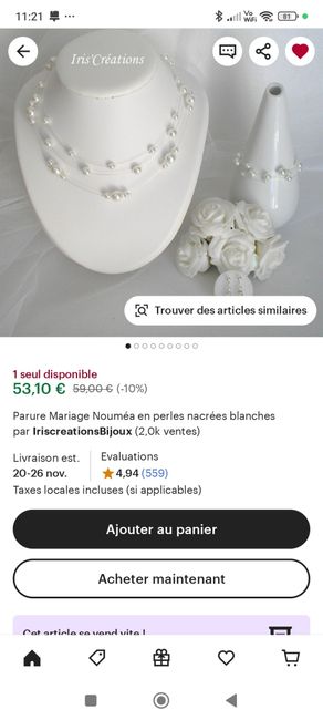 Quelle parure préférez vous ? J'hésite 🤔 1