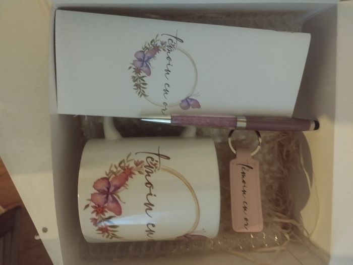 Cadeaux pour mes témoins 1