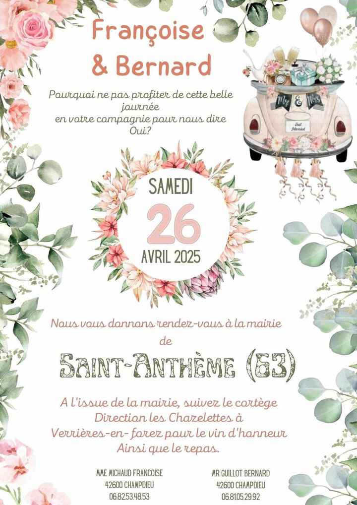 Faire part diy de a à z ! - 1