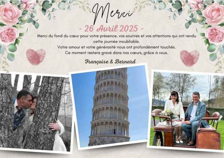 Remerciements - 1