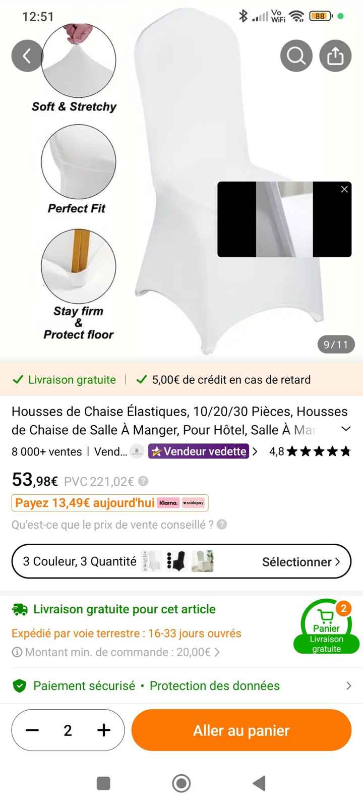 Premier jet de la préparation de la salle - 1