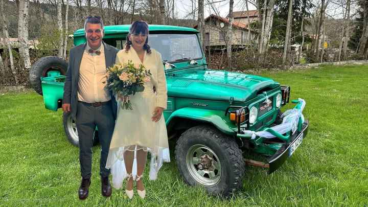 Un gilet de berger sur robe de mariée ? - 1