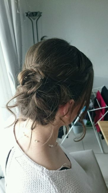 Essai chignon - 2