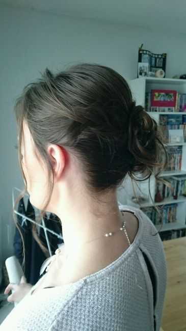 Essai chignon - 3